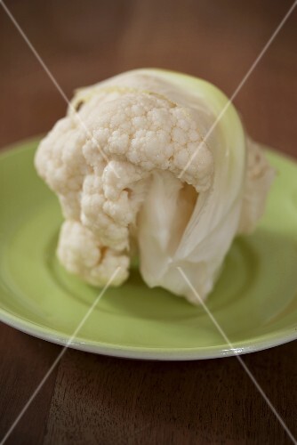 A cauliflower floret (close-up)