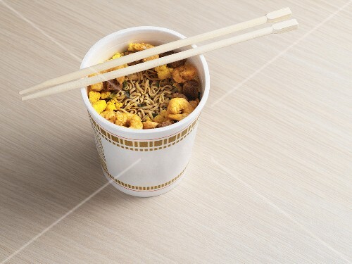 Noodles in a cup