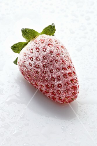 Frozen strawberry