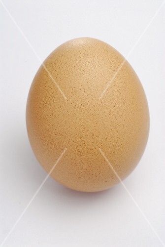 A brown hen's egg