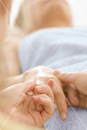 Gentle hand massage
