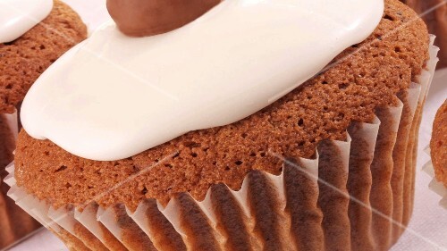Chocolate Cupcakes with Dripping Icing