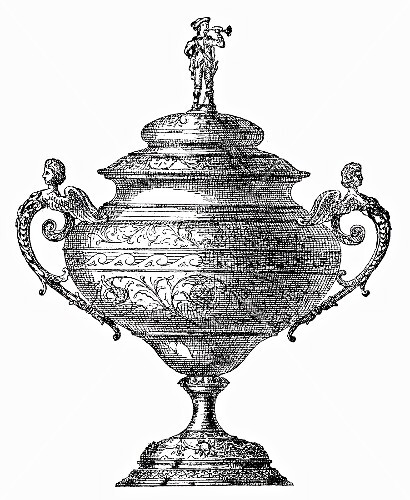 Festive punch-bowl (illustration)