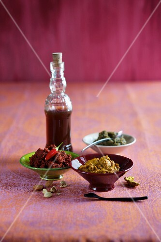 Various churma sorbets (Ayurvedic cuisine)