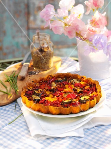 Vegetable tart