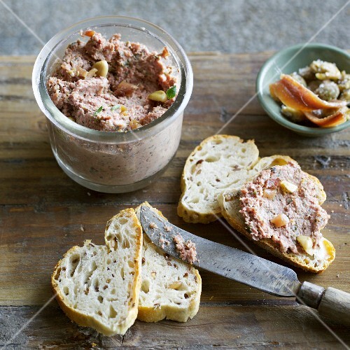 Homemade Italian liver sausage StockFood