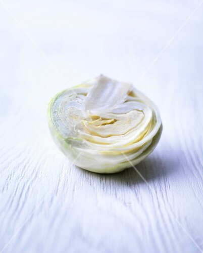 Half a white cabbage