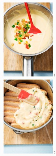 Zuppa inglese being made