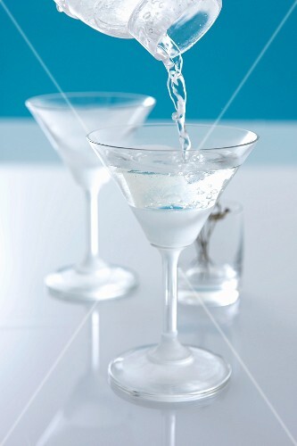 Allies cocktail with gin and dry vermouth