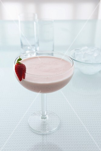 A Strawberry Tremor (a cocktail made with strawberry liqueur)