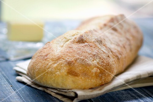 Loaf of Homemade Rustic Bread