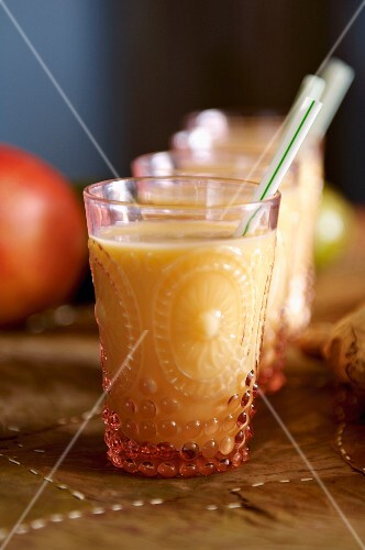 Mango lassi (Indian yogurt drink)