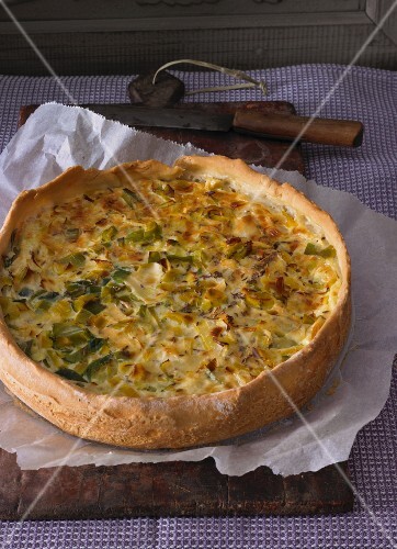 Leek tart