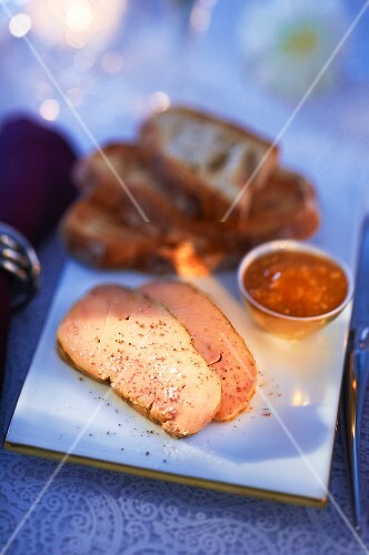 Goose liver with spices