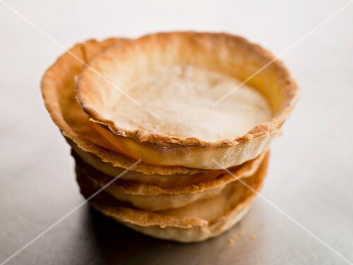 Stack of Pre-Baked Tart Shells
