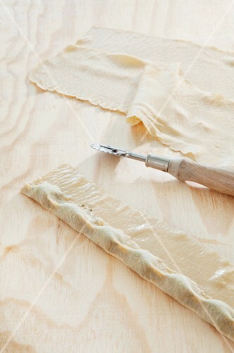 Ravioli being prepared