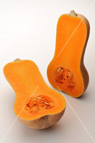 Butternut squash, halved