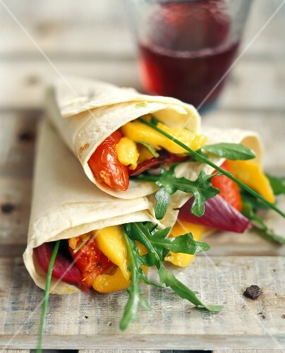 Three Vegetable Wraps
