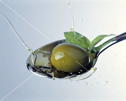 Olive with Oil and Basil