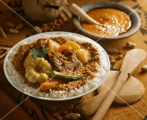 Maffe: mutton with vegetables in peanut sauce (Senegal)