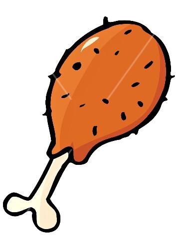 clipart fried chicken wings - photo #48