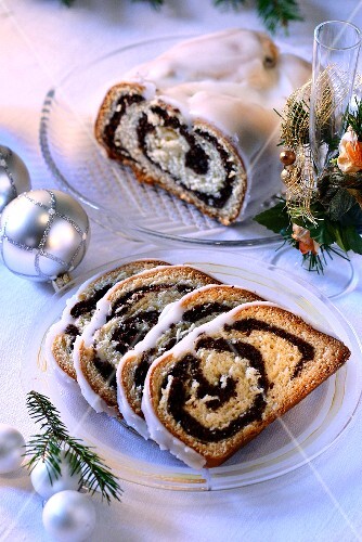 Poppy seed stollen for Christmas
