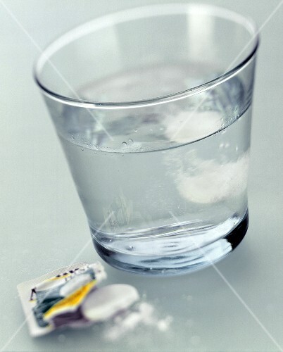Glass of Water; Aspirin