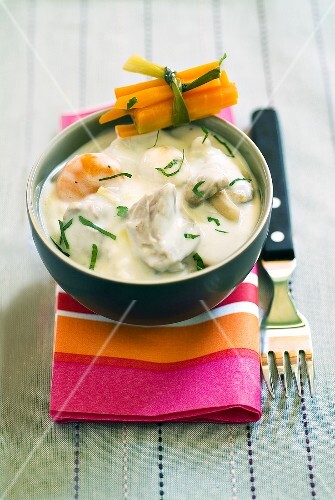 Veal ragout with carrots