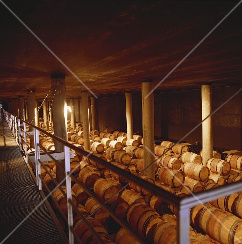 Wine cellar of Hacienda Monasterio, Ribera del Duero, Spain