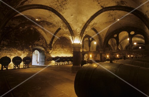 Kloster Eberbach wine cellar, Rheingau, Germany