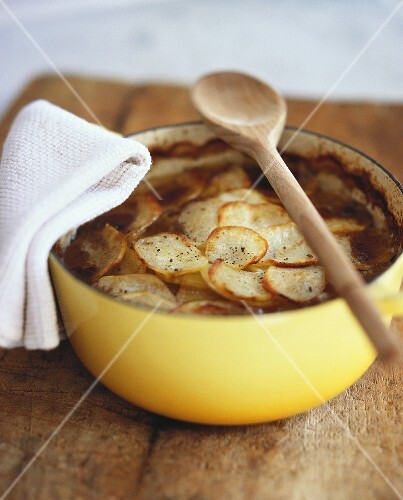Lancashire hotpot (Fleisch-Kartoffel-Auflauf, England)