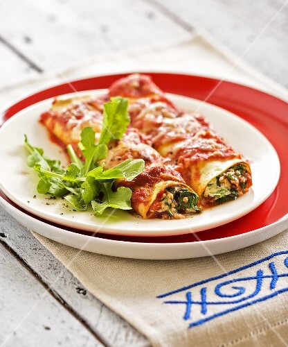 Cannelloni mit Rucola