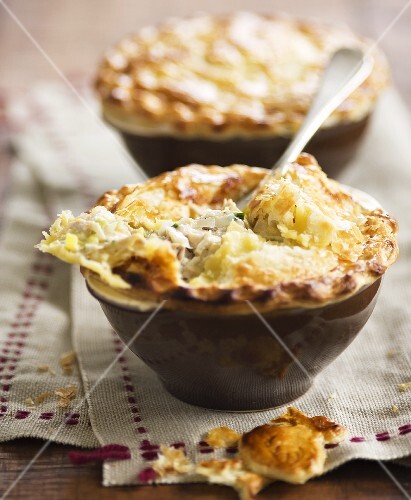 Hähnchen-Lauch-Pie