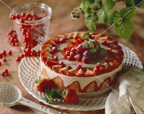 Berry torte for special occasion