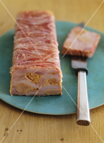 Goose foie gras and pheasant terrine