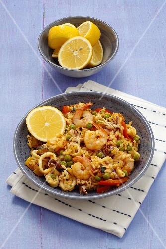 Paella de mariscos (Spain)