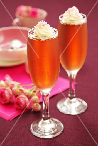 Rose wine jelly