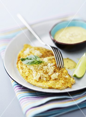 Turkey escalope with curry sauce