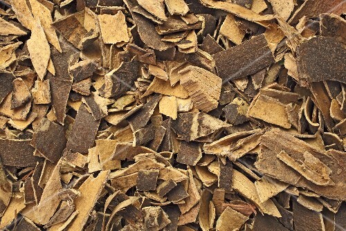 Dried ash bark