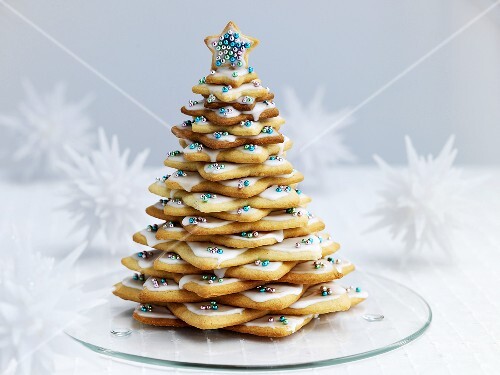 shortbread christmas tree with silver pearls buy images shortbread christmas tree with silver pearls buy images