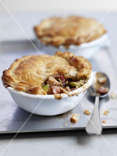 Pot pie with turkey