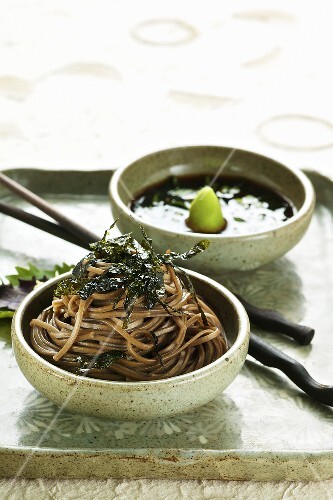 Soba noodles with radish-ginger sauce (Korea) – buy images – StockFood