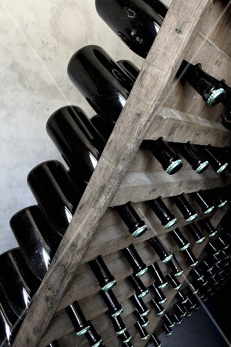 Remuage in Steenburg, Constantia, Western Cape, SA