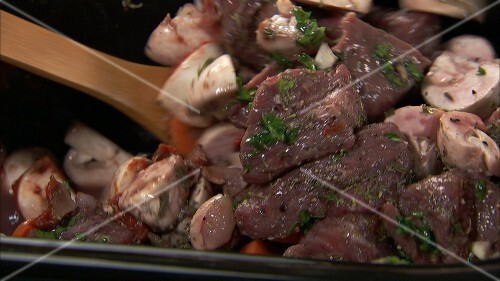 Making Boeuf Bourguignon