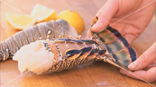 Spiny lobster tail