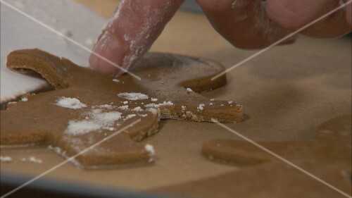 Cut-out gingerbread people