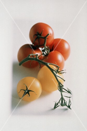 Red and Yellow Cherry Tomatoes