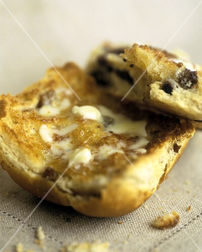 Toasted Teacake with Butter