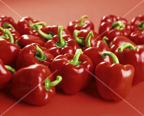 Lots of red peppers