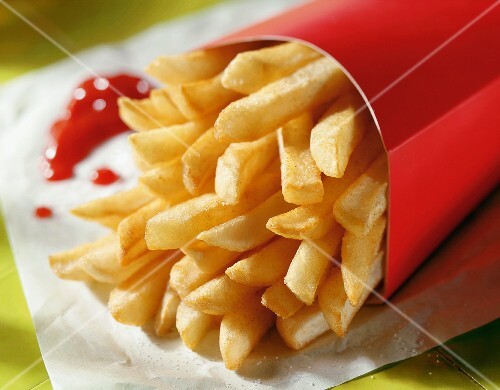 French Fries in a Cardboard Carton